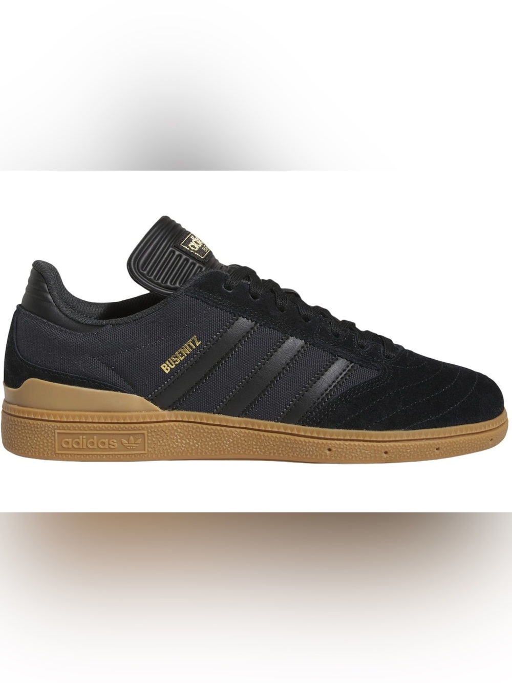 adidas Busenitz HQ2027 Sneakers in Black with Gum Sole Size 10.5
